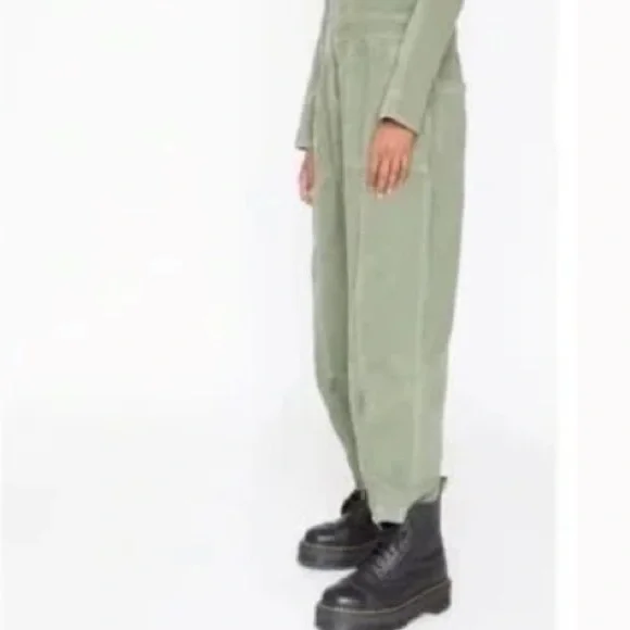 Sandrine Rose xFree People Army Zippers & Pockets Coverall Jumpsuit SzXS or SzS - Picture 13 of 16